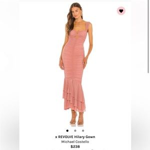 Michael Costello x revolve Hilary gown